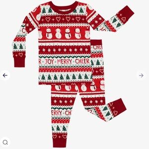 Little Sleepies Festive Fair Isle Two-Piece Pajama Set